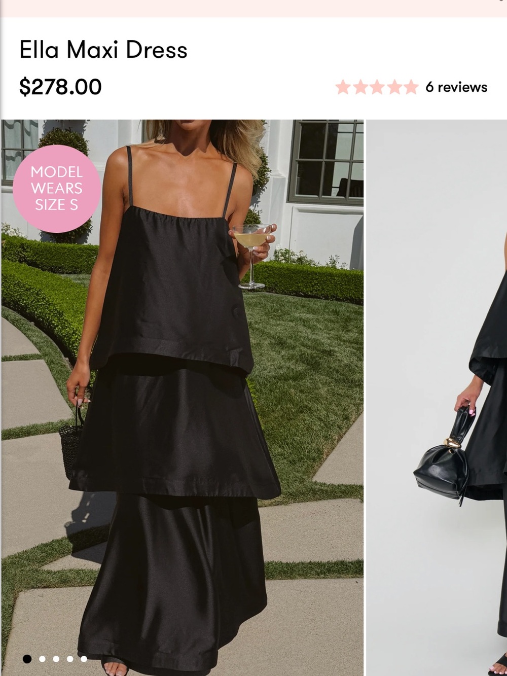 Show Me Your MuMu Black Ella Maxi Dress
